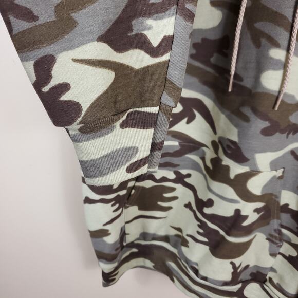 Army Surplus Classic Camo Print Core Fleece Pullover Hooded Size S - Picture 4 of 10